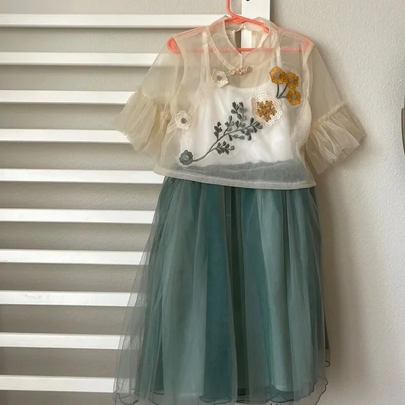 Dolce & Gabbana | Dresses | Dolce Gabbana Toddler Little Girl Super Cute  Light Evening Dress Gown | Poshmark